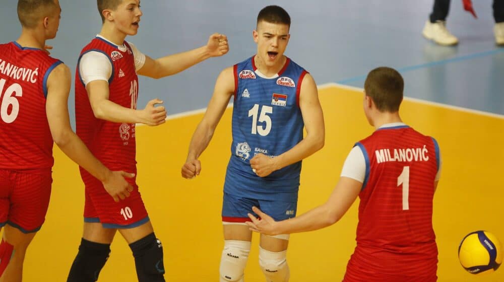 Kadeti Srbije pobedili Ukrajinu na startu kvalifikacija za EP u odbojci 1