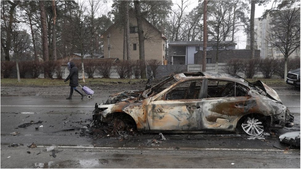 Rusija i Ukrajina: „Da li može da se napravi roze proteza sa cvetićima” - priče preživelih iz Buče 1 Mašinы teh, kto pыtalsя uehatь iz Buči