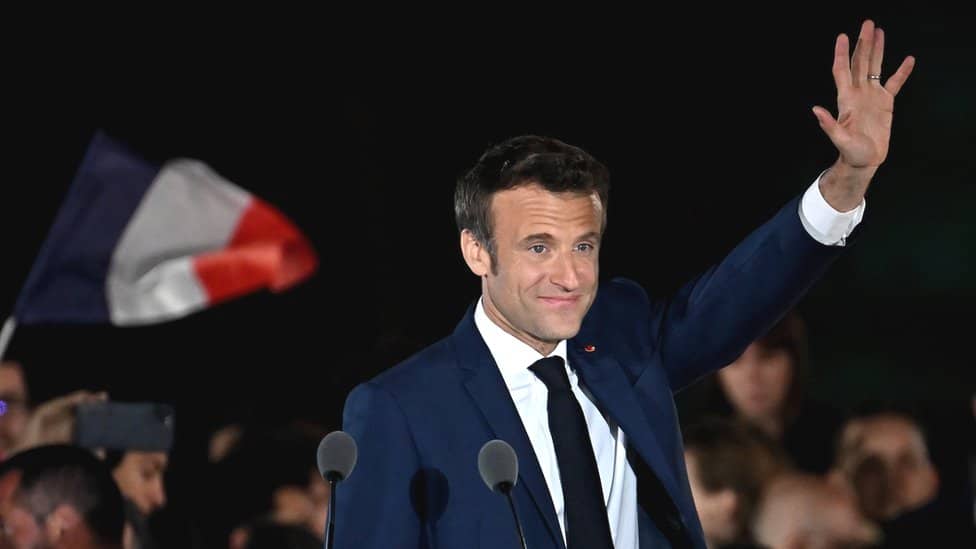 Izbori u Francuskoj: Makron pobedio i poručio da će biti „predsednik svih", Evropi laknulo 1 Image shows Macron shortly before his victory speech