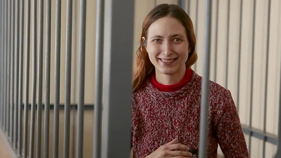 Ukrajina i Rusija: Podrška, ćutanje i protesti - kako se Rusi odnose prema ratu u susedstvu 4 Sasha Skochilenko in court on 14 April