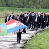 Državni vrh Hrvatske, predstavnici naroda žrtava i antifašisti na komemoraciji u Jasenovcu 3