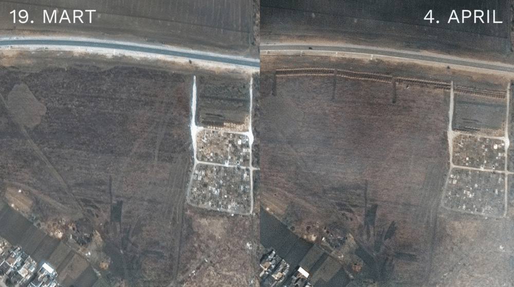 Objavljeni satelitski snimci potencijalnih masovnih grobnica u blizini Mariupolja 1