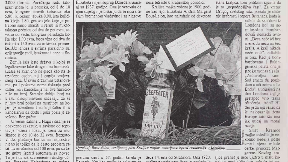 Dve decenije od smrti Kraljice majke: Za Hitlera "najopasnija žena Evrope", za Blera "simbol pravičnosti Velike Britanije" 3 Dve decenije od smrti Kraljice majke: Za Hitlera "najopasnija žena Evrope", za Blera "simbol pravičnosti Velike Britanije" 3