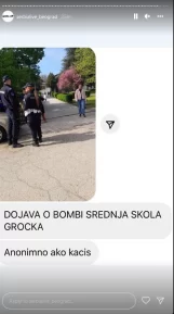 Dojave o bombama u 22 beogradske škole, ekipe MUP-a na terenu 3