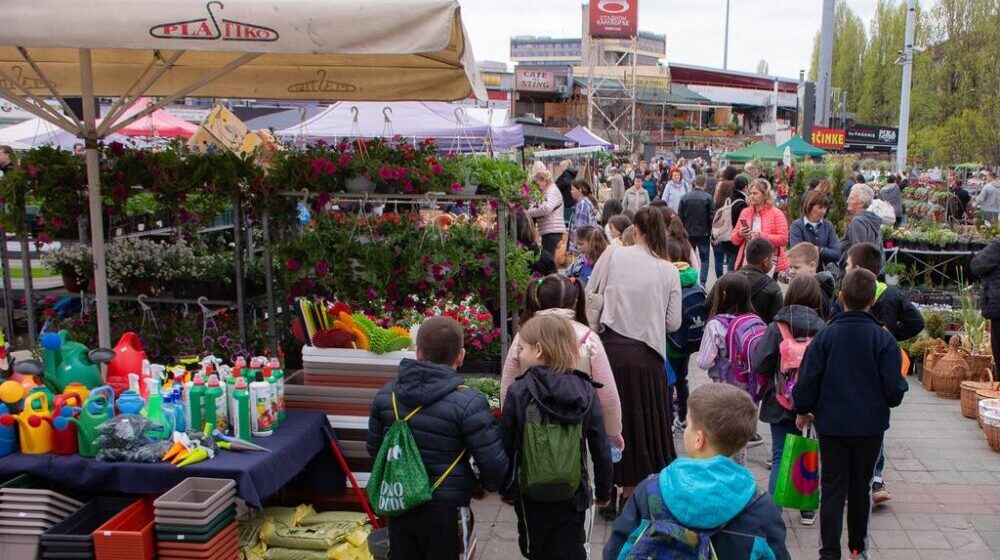 Počela druga prolećna Novosadska cvetna pijaca 1