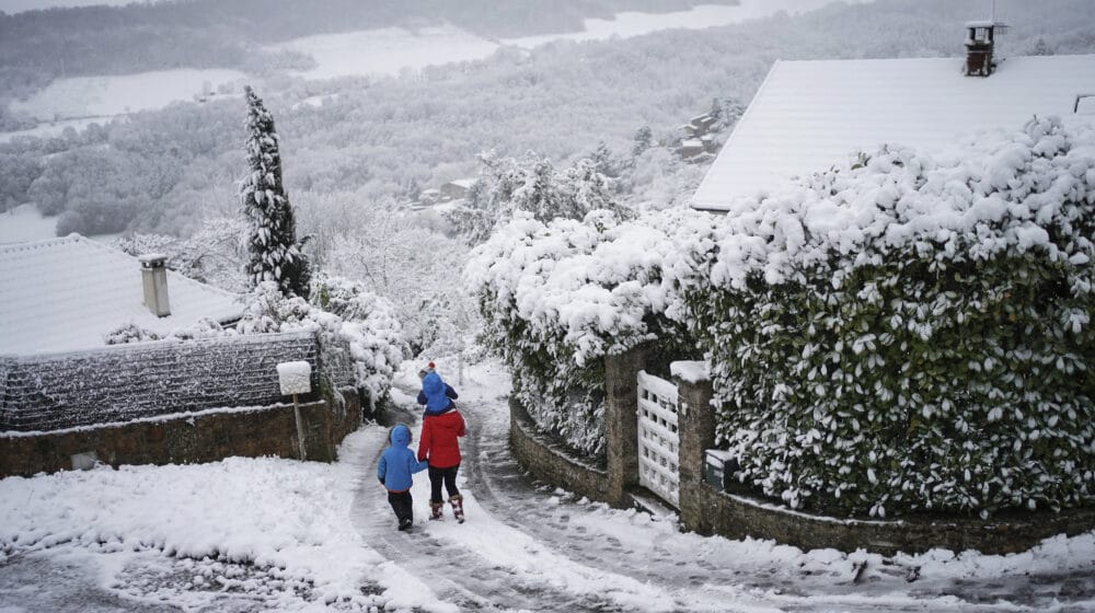 U delu Francuske pao sneg 1