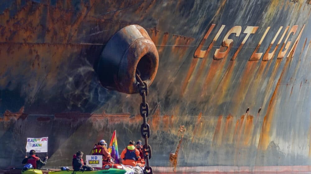 Aktivisti Grinpisa blokirali ruski tanker u Norveškoj 1