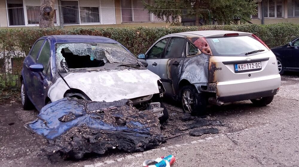 Ponovo noćas goreli automobili u kragujevačkom naselju Erdoglija 1