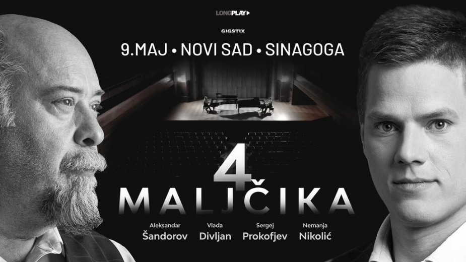 Koncert 4 Maljčika u Sinagogi 9. maja povodom rođendana Vlade Divljana 1