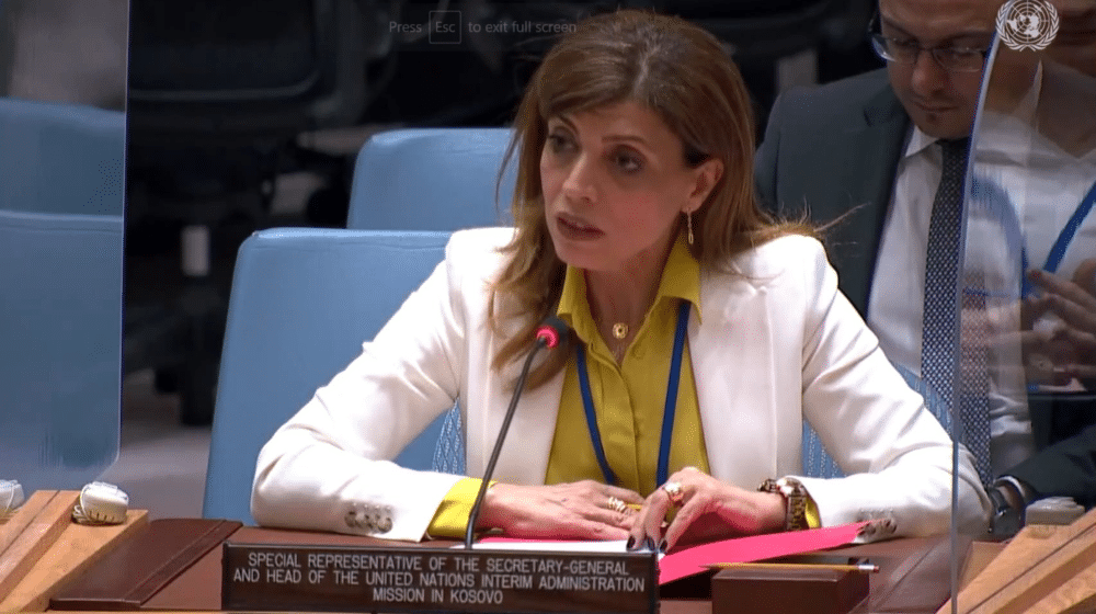 Šefica UNMIK-a na sednici SB UN: Lideri Srbije i Kosova treba da budu razboriti u svojim postupcima i političkoj retorici 1