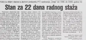 Preko kadrovske liste do ključeva: Kako su deljeni stanovi u PTT Srbija od 1996. do 2000. 2