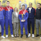 Prijem u Gradskoj kući za zlatne basketaše Gimnazije "Bora Stanković" 5