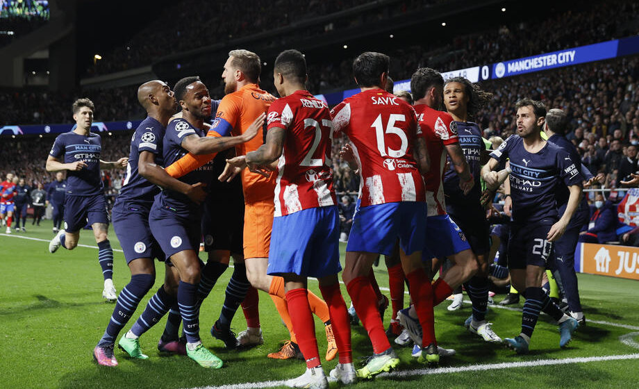 Duel između Atletika i Mančester sitija nastavio se u tunelu koji vodi do svlačionica 1