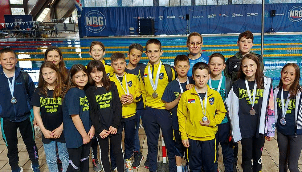 Uspešan nastup zrenjaninskih plivača na mitingu u Beogradu 1