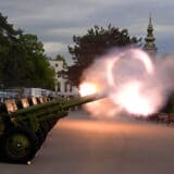 Počasna paljba izvedena na Kalemegdanu povodom Dana Vojske Srbije 11