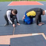 U Zrenjaninu uređen još jedan košarkaški teren, podloga bezbedna za decu 8