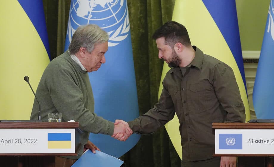 Zelenski: Napadima na Kijev Rusija pokušala da ponizi UN 1