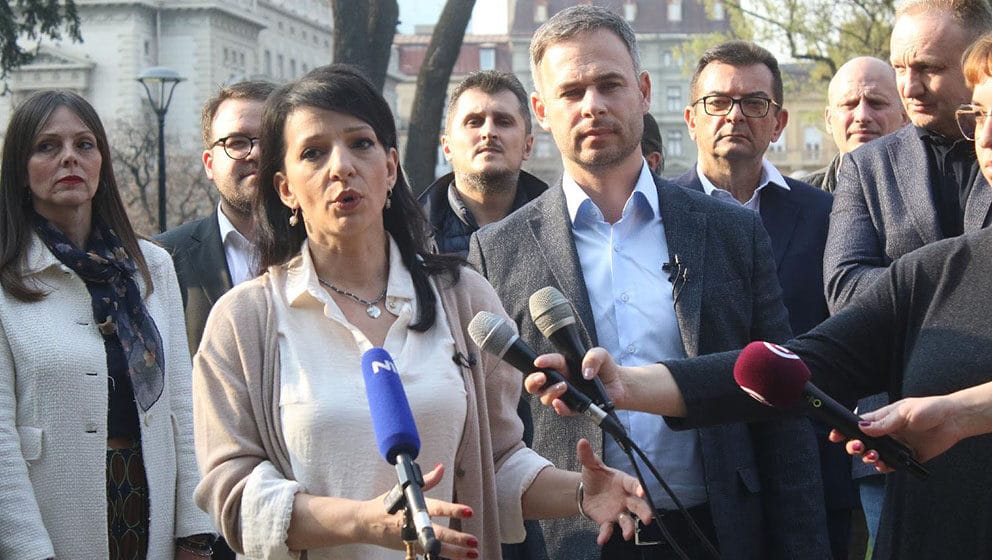 Marinika Tepić i Miroslav Aleksić najavili štrajk glađu do poništenja beogradskih izbora 1