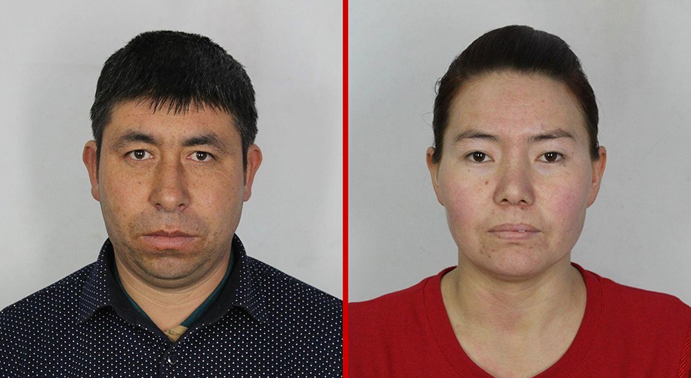 Husband and wife Tursun Memetimin and Ashigul Turghun