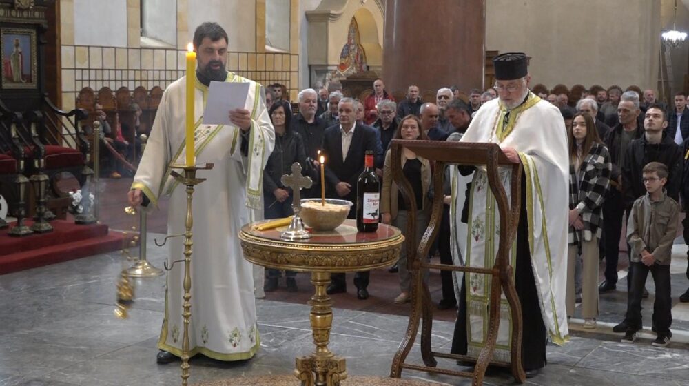 U Crkvi Svetog Marka u Beogradu parastos za poginule Srbe u akciji "Bljesak" 1
