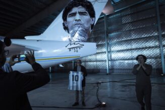 Argentina Maradona Predstavljen avion u čast Dijega Maradone (FOTO) 2
