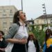 Žensko vrištanje ispred spomenika Nemanji, Skupštine i FLU, aplauzi i zagrljaji 8