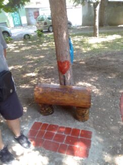 Komšije u Zrenjaninu napravile kutak za druženje i jednu klupu za zaljubljene 3