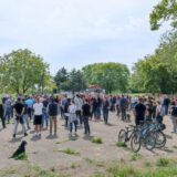 Građani Bežanijske kose protestovali danas zbog planirane izgradnje dva solitera visine 100 i 120 metara 8