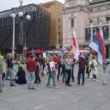 Protest "Rusi, Ukrajinci, Belorusi i Srbi zajedno protiv rata" (FOTO) 7