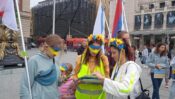 Protest "Rusi, Ukrajinci, Belorusi i Srbi zajedno protiv rata" (FOTO) 2