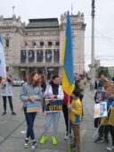 Protest "Rusi, Ukrajinci, Belorusi i Srbi zajedno protiv rata" (FOTO) 5