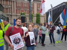 Protest "Rusi, Ukrajinci, Belorusi i Srbi zajedno protiv rata" (FOTO) 6