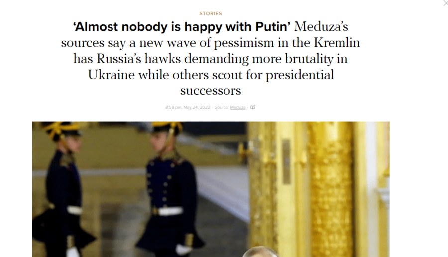 Meduza: Niko više u Kremlju nije zadovoljan Putinom 2