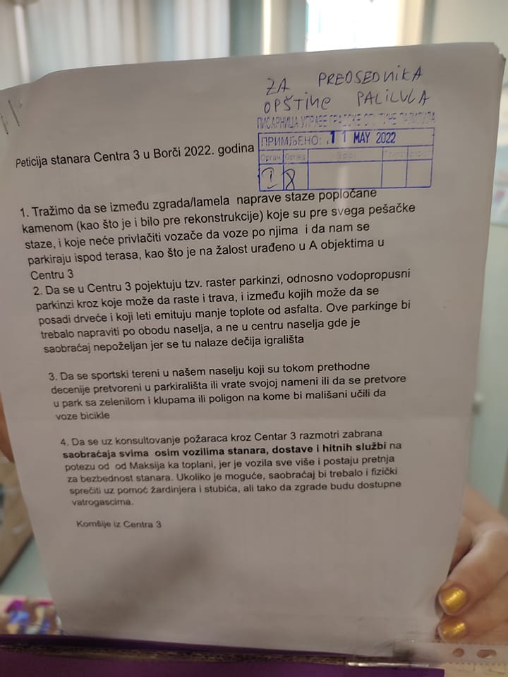Asfaltiranje zdravog razuma u Centru 3 u Borči 4 Asfaltiranje zdravog razuma u Centru 3 u Borči 4