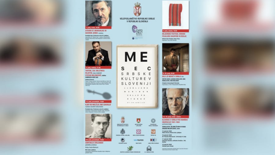 Prvi Mesec srpske kulture u sedam gradova u Sloveniji, od 1. do 20. juna 1