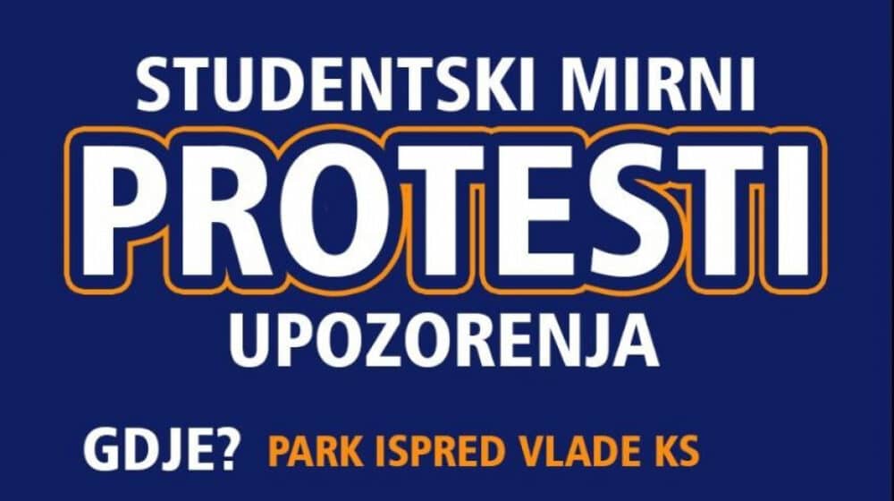 Protest studenata u Sarajevu protiv imena zakona: Loš, gori, novi zakon 1