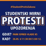 Protest studenata u Sarajevu protiv imena zakona: Loš, gori, novi zakon 3