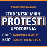 Protest studenata u Sarajevu protiv imena zakona: Loš, gori, novi zakon 15