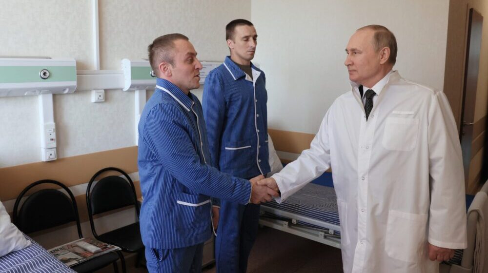 Putin obišao ranjene vojnike, prvi put od početka rata u Ukrajini 1