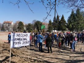 U Nišu grade parking ispred škole: Zabrinuti roditelji traže reakciju nadležnih jer su im ugrožena deca 4