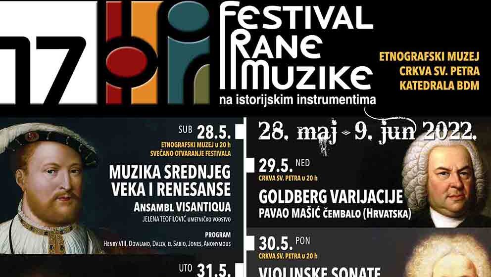 Festival rane muzike od 28. maja do 7. juna, 17. put 1