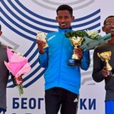 Etiopljanin Mulgta Birhanu Feisa pobednik 35. Beogradskog maratona 6