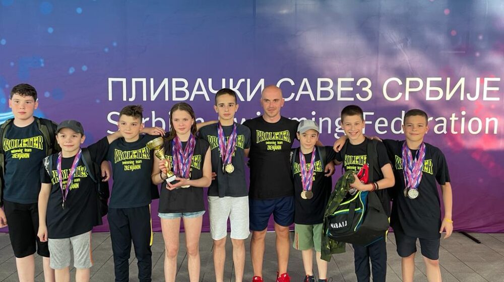 Plivači zrenjaninskog “Proletera” drugi na letnjem prvenstvu Srbije za pionire 1