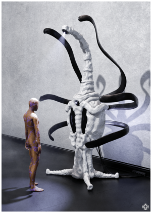 Izložba radova koji stilizovano predstavljaju trulež društva 2