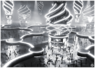 Izložba radova koji stilizovano predstavljaju trulež društva 3