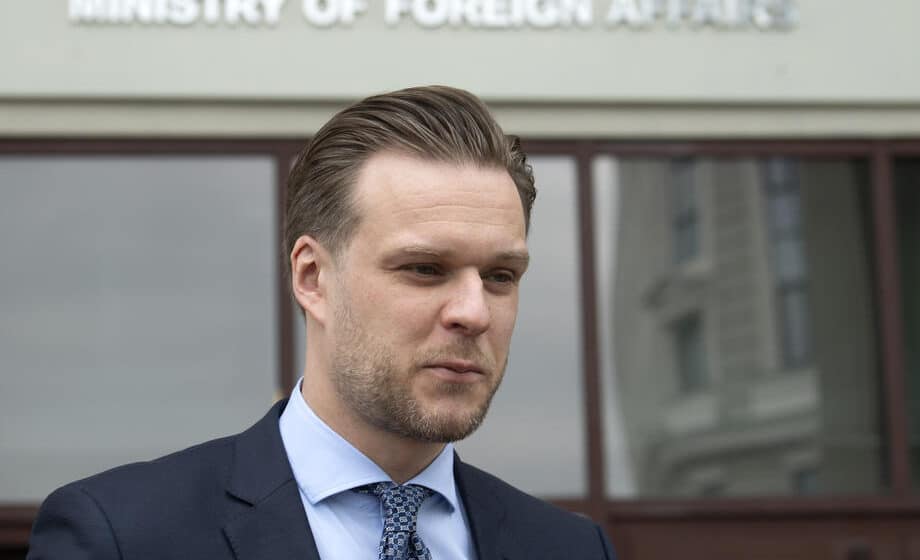 litvanski ministar spoljnih poslova Gabrielius Landsbergis