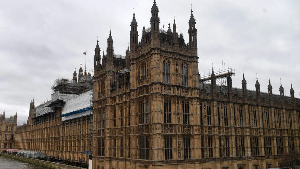 The Houses of Parliament in London