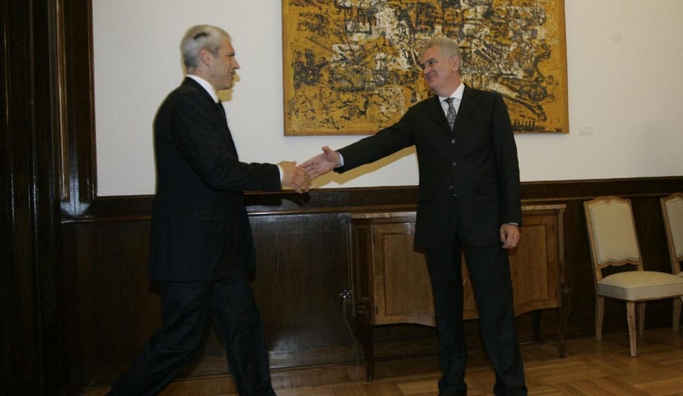 Tomislav Nikolić, Boris Tadić