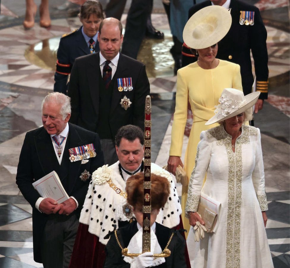 Prince William, Duke of Cambridge, Catherine, Duchess of Cambridge, Prince Charles, Prince of Wales, Camilla, Duchess of Cornwall