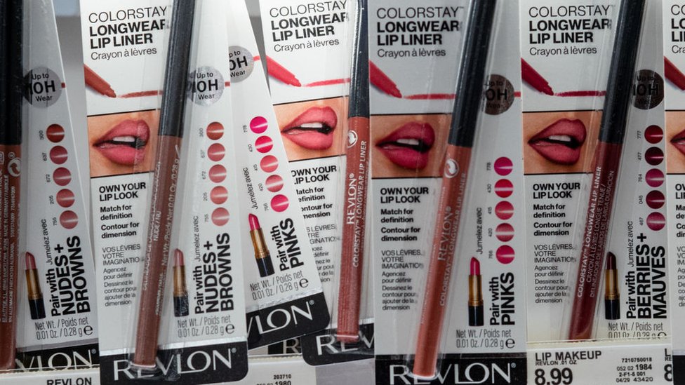 Revlon products at a Target store in Houston, Texas.